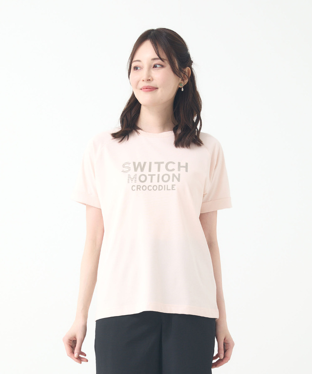 プレーティング天竺 ロールアップ Tシャツ【接触冷感】