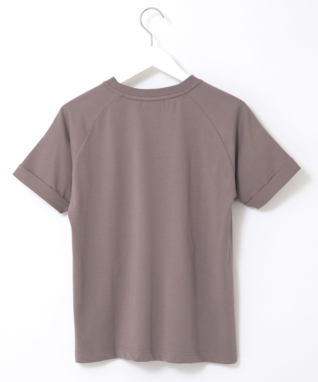 プレーティング天竺 ロールアップ Tシャツ【接触冷感】
