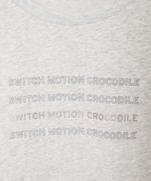 ロゴプリント クルーネック Tシャツ 【吸汗速乾】