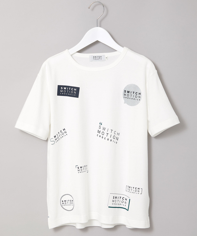 スムース ロゴ プリントTシャツ【接触冷感】