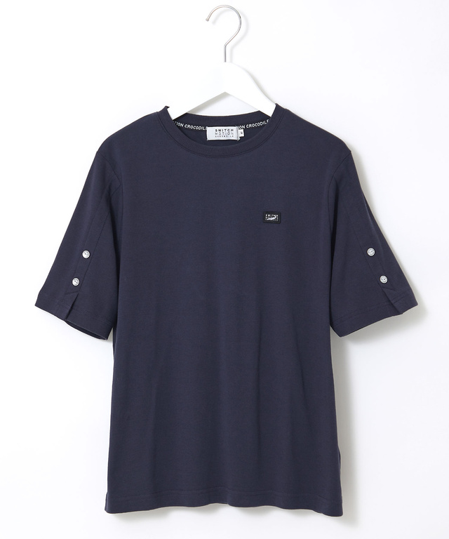 スリットスリーブ Tシャツ【接触冷感】