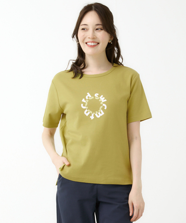 スムース プリントモチーフ Tシャツ【接触冷感】