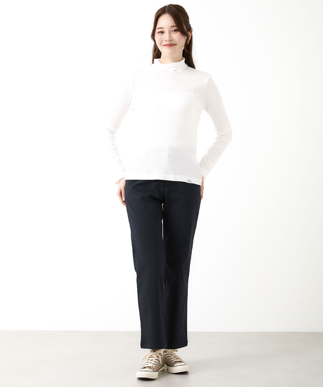 メロー ハイネック カットソー