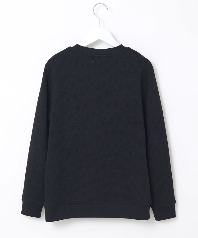 ジャカード バイアス柄 スウェット