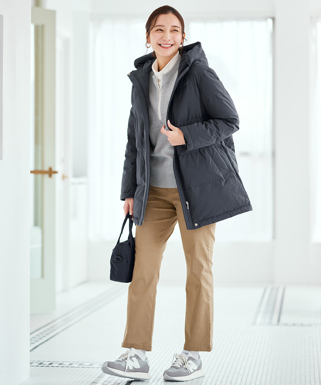 リブ タートルネック カットソー