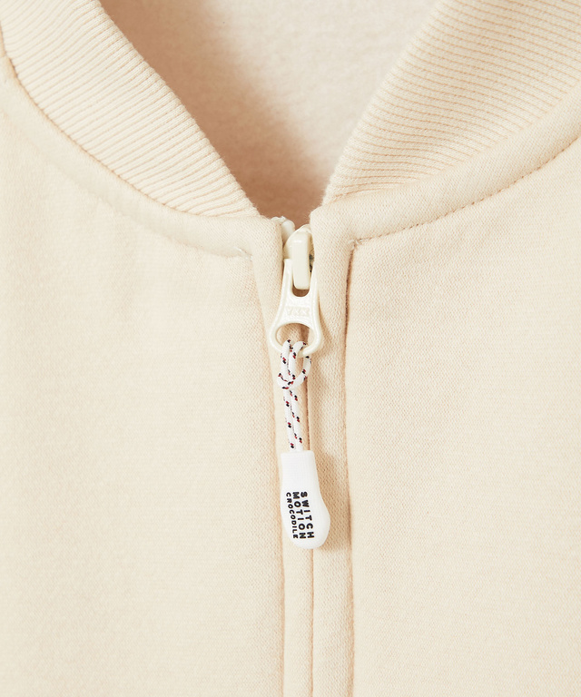 裏起毛 ラグランスリーブ ブルゾン