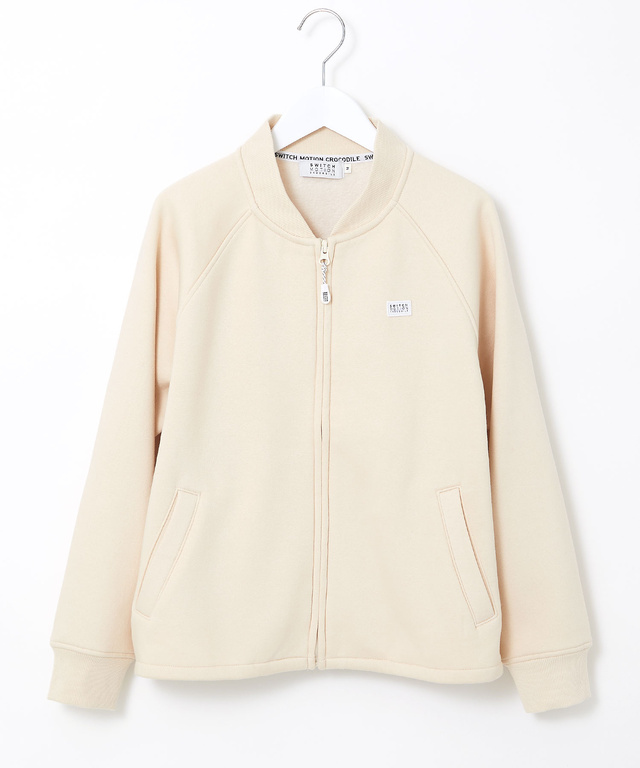 裏起毛 ラグランスリーブ ブルゾン