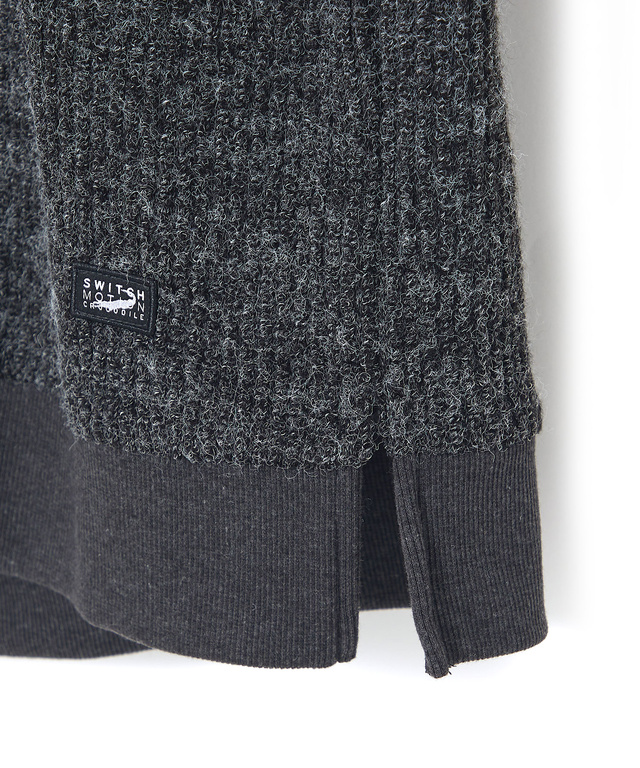 ニット風 クルーネックトレーナー