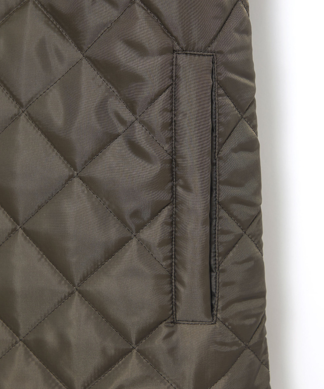 鹿の子 ドッキング キルトジャケット