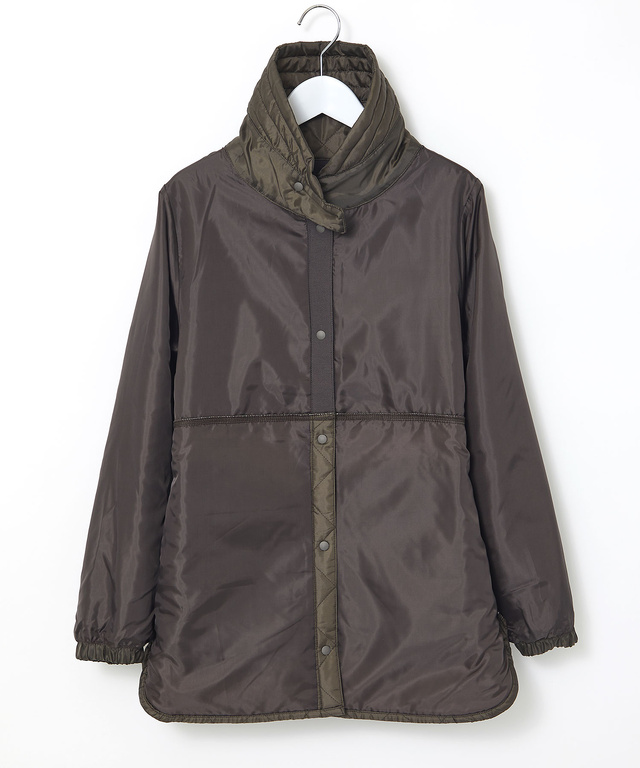 鹿の子 ドッキング キルトジャケット