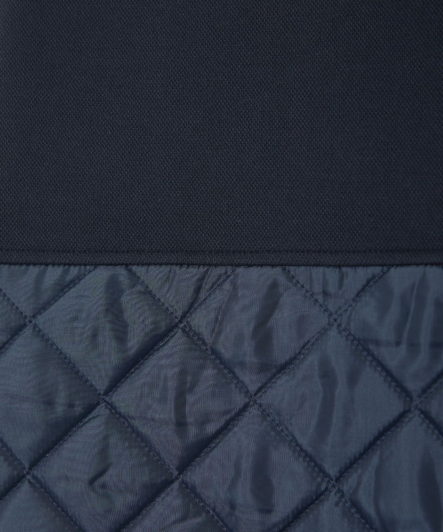 鹿の子 ドッキング キルトジャケット