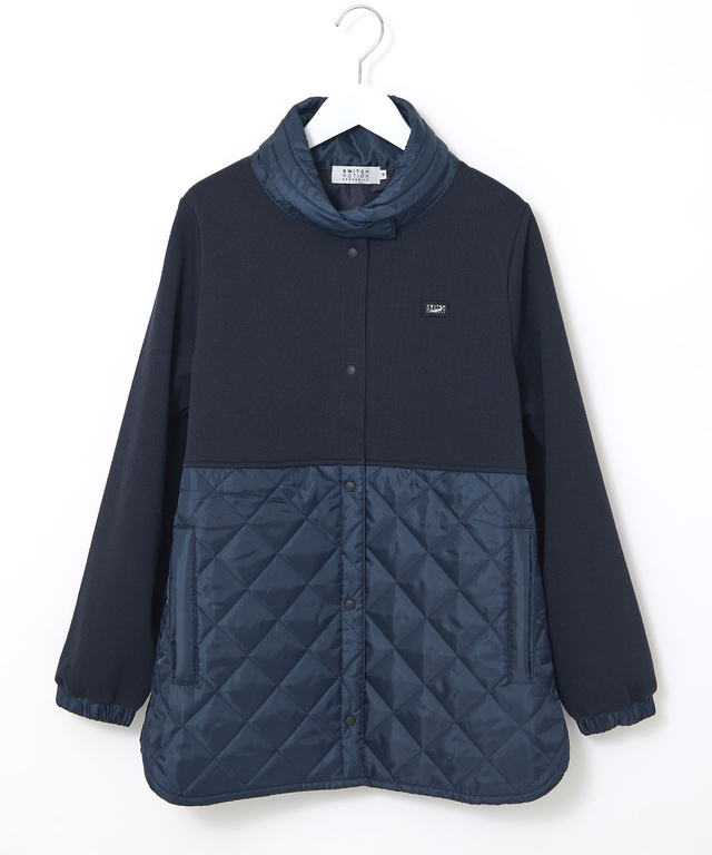 鹿の子 ドッキング キルトジャケット