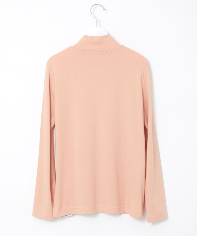 ストレッチスムース ハイネックカットソー