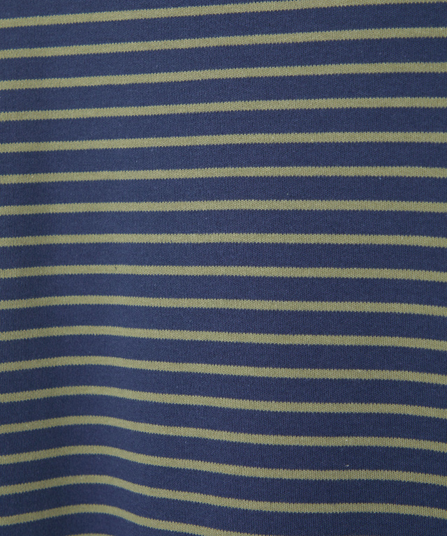 スムース ボーダー ロングTシャツ 