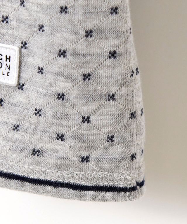 小花柄 ジャカード カットソー