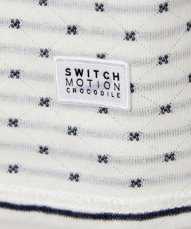 小花柄 ジャカード カットソー