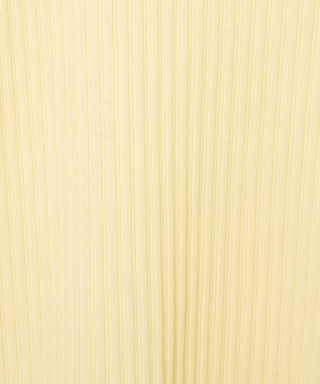 リブ メロー ハイネックカットソー