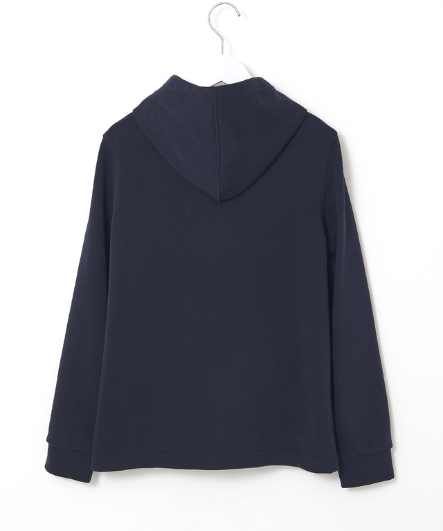 微起毛 裏毛 スナップボタン パーカー