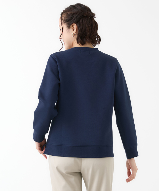 鹿の子 クルーネック トレーナー