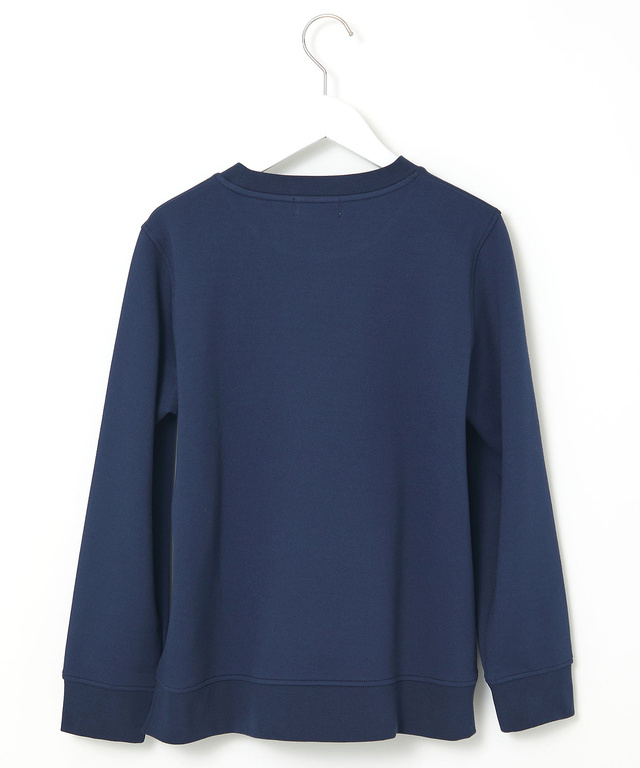 鹿の子 クルーネック トレーナー