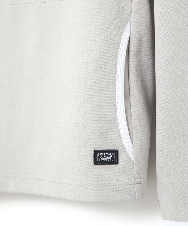 ストレッチポンチ プルオーバーパーカー