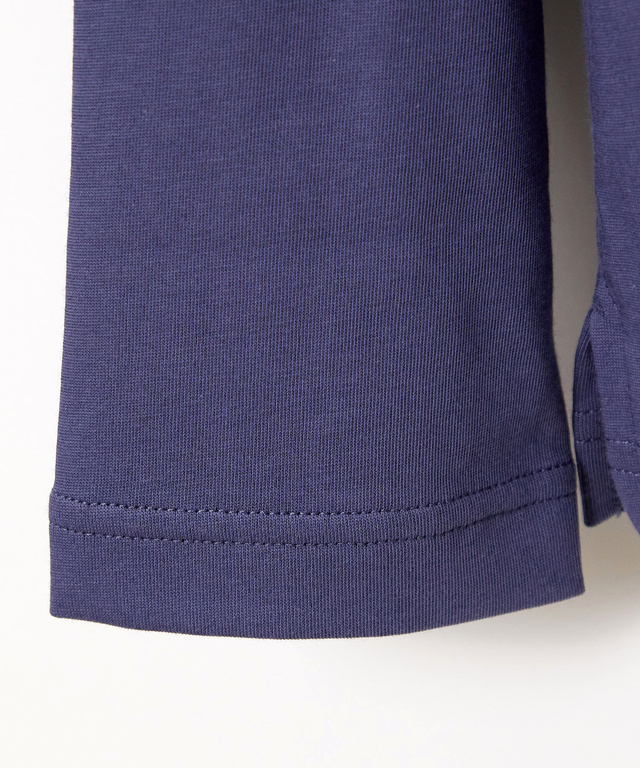 プレーティング天竺 襟フリル カットソー【吸汗速乾】