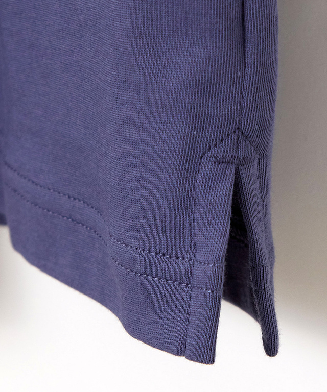 プレーティング天竺 襟フリル カットソー【吸汗速乾】