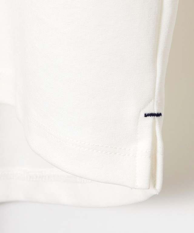 ストレッチポンチ 襟デザイン カットソー