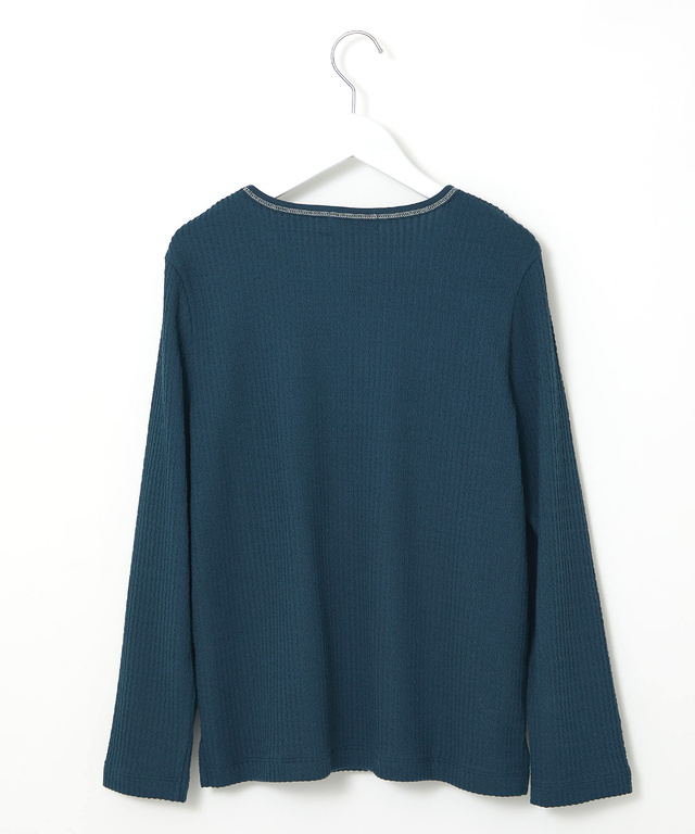 ケーブルジャカード クルーネック カットソー