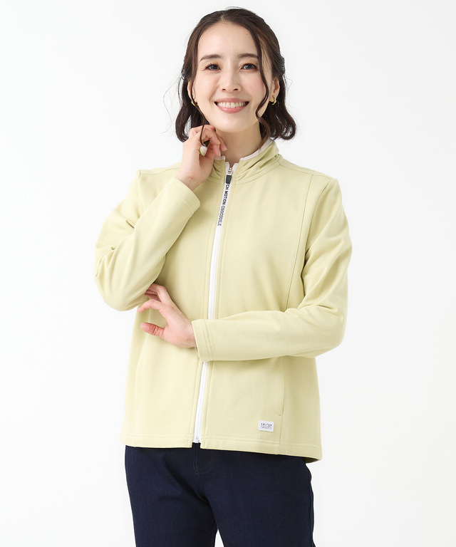 裏毛 フード付き ロゴジップ パーカー