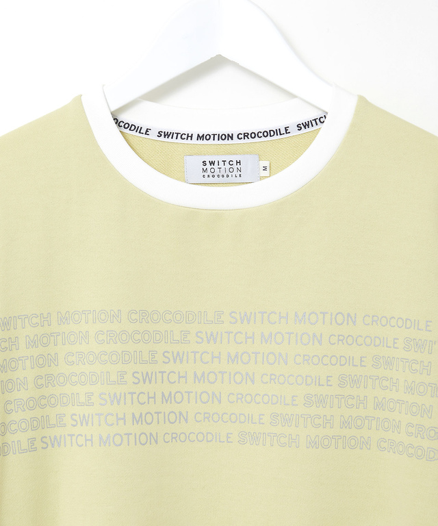 裏毛 ロゴプリント クルーネック カットソー