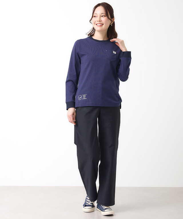 天竺 ポケット カットソー【ウガンダ オーガニック コットン】