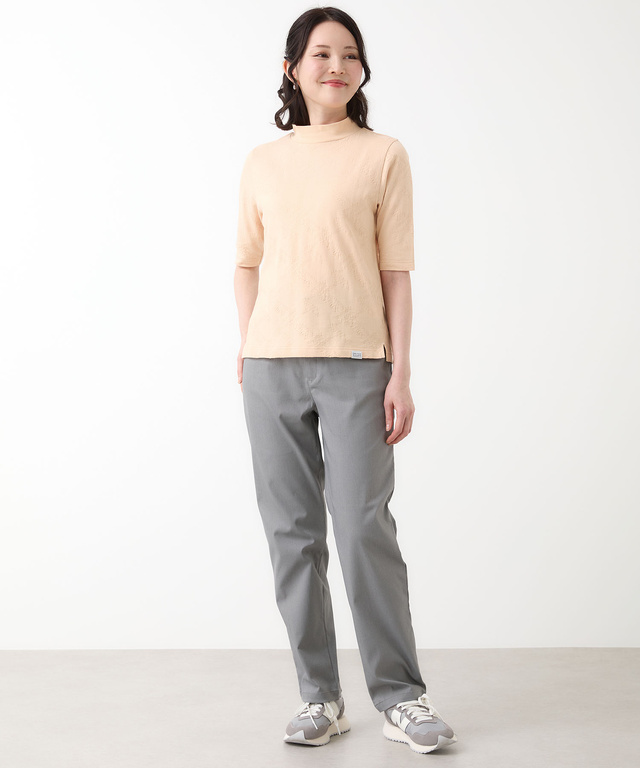 バイヤス ロゴ ジャカード カットソー