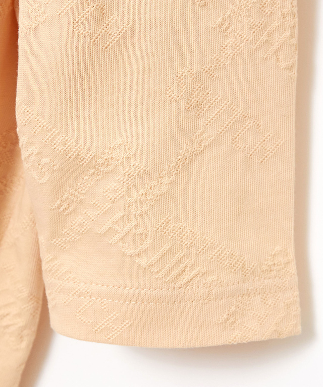 バイヤス ロゴ ジャカード カットソー