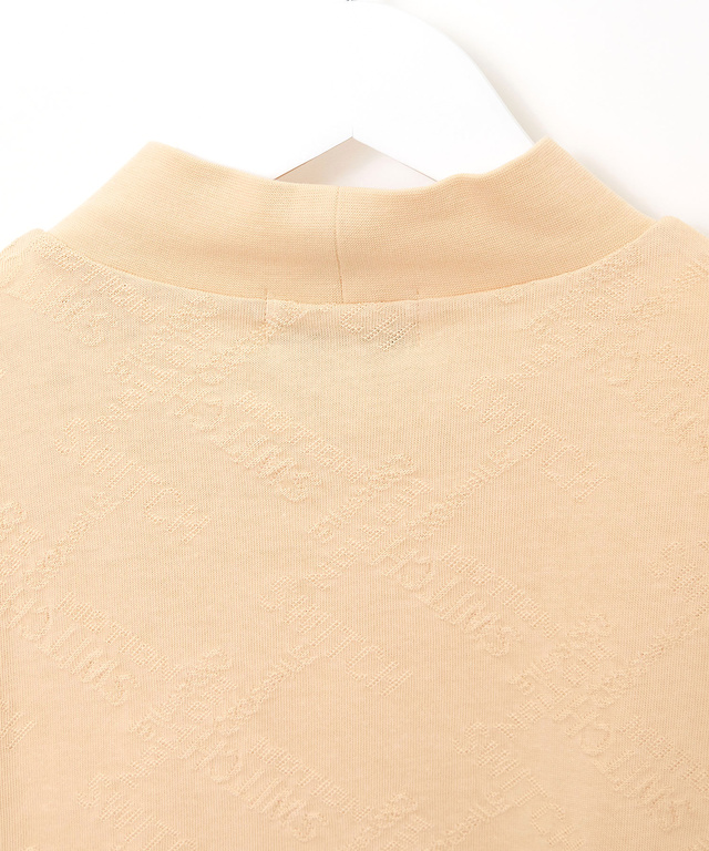 バイヤス ロゴ ジャカード カットソー