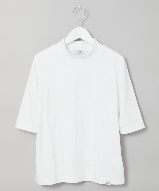 バイヤス ロゴ ジャカード カットソー