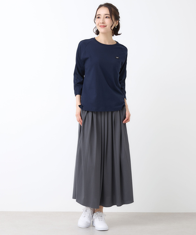 プレーティング天竺 テープライン Tシャツ【吸汗速乾】