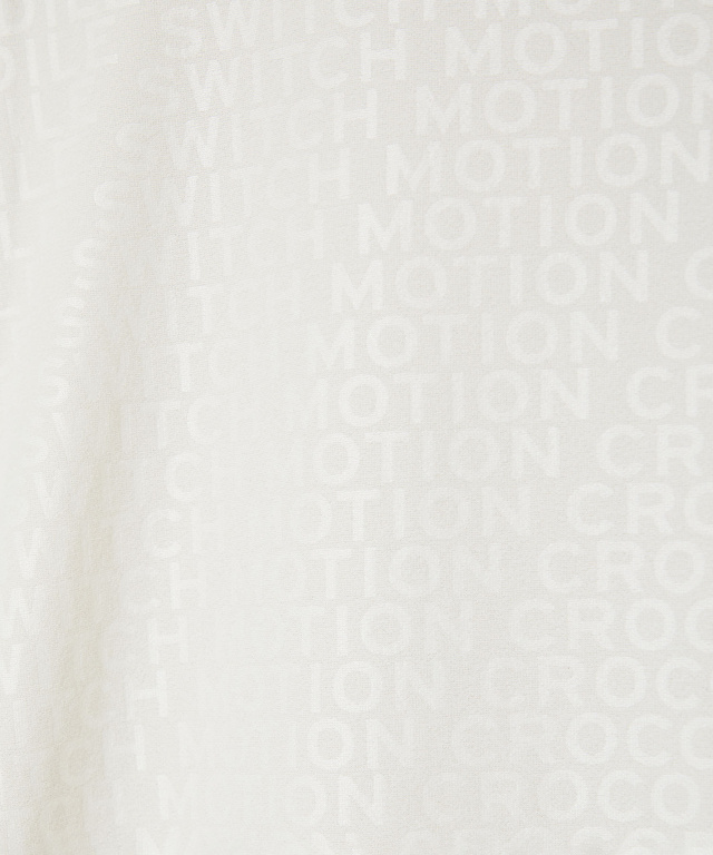 ロゴ ジャカード スタンドカラー ベスト