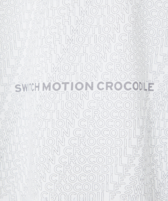 鹿の子 ロゴプリント ポロシャツ