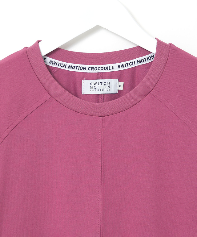 プレーティング天竺 パフスリーブ Tシャツ【接触冷感】