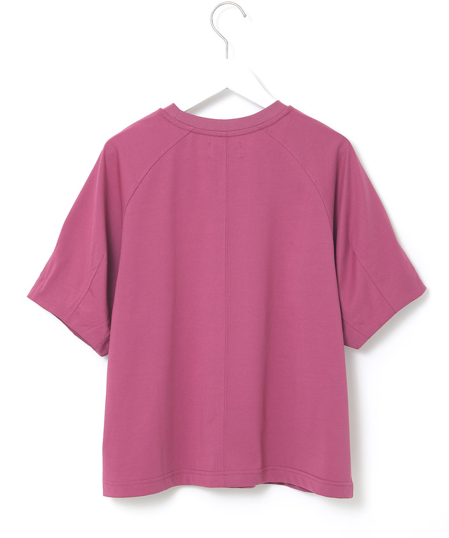 プレーティング天竺 パフスリーブ Tシャツ【接触冷感】