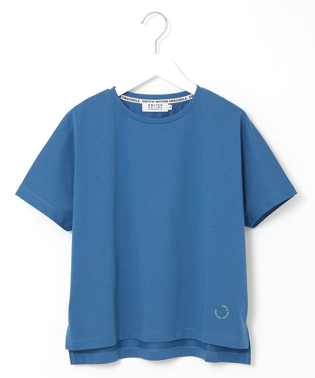 プレーティング天竺 ドルマンスリーブ Tシャツ【接触冷感】