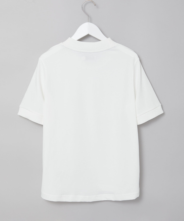 プレーティング天竺 リブ切り替え Tシャツ【吸水速乾】