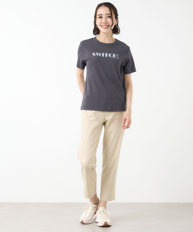 スムース ロゴプリント Tシャツ