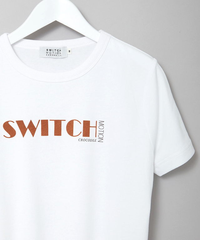 スムース ロゴプリント Tシャツ