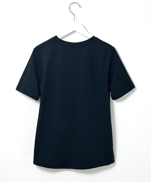 スノーコットン フロントギャザー Tシャツ【接触冷感】