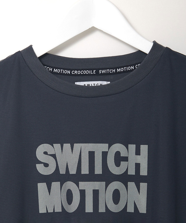 スムース チュール レイヤード風 Tシャツ