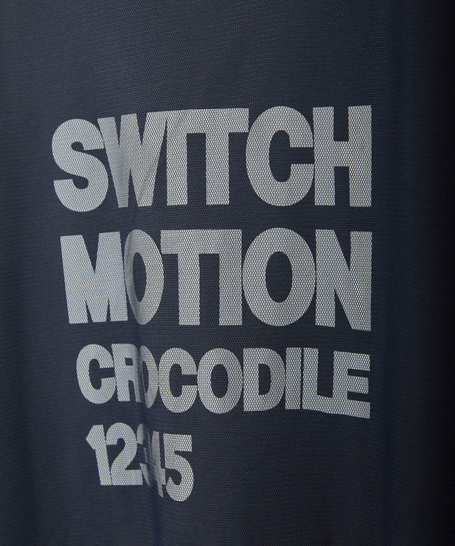 スムース チュール レイヤード風 Tシャツ