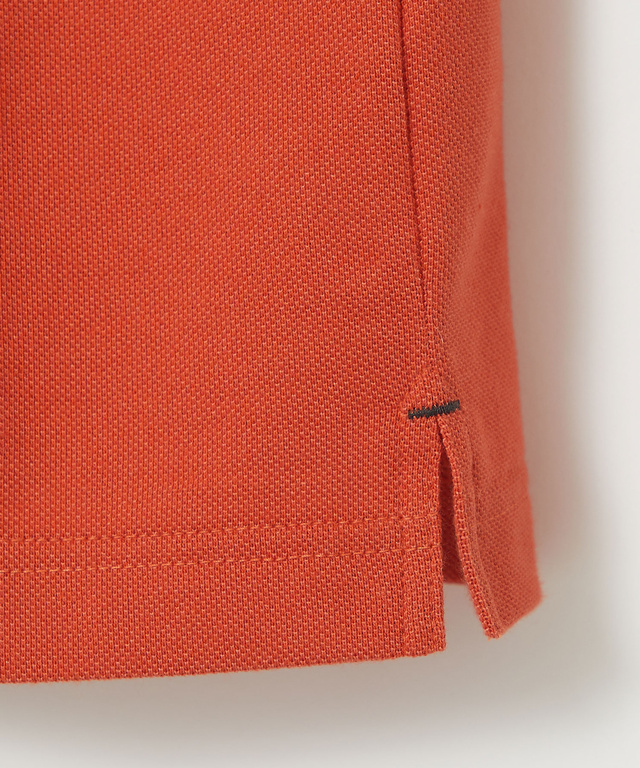 襟ライン クルーネック Tシャツ