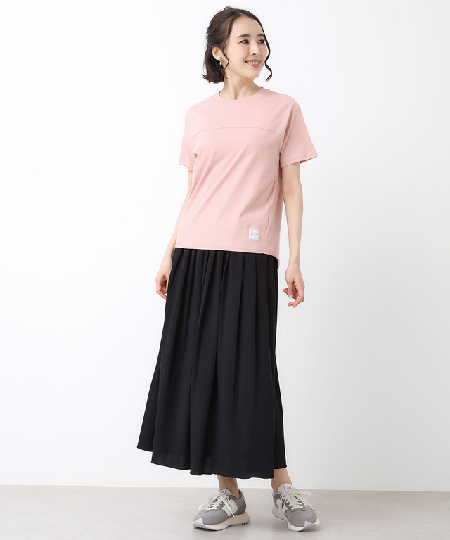 プレーティング天竺 切り替えデザイン Tシャツ【吸汗速乾】